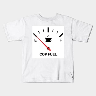 Cop Fuel Gauge Kids T-Shirt